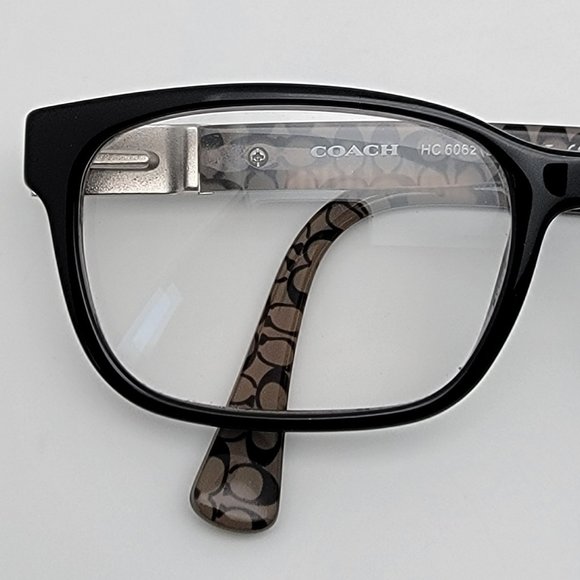 Coach HC6062 Darcy 5261 Black Military Sig C Eyeglasses Frame w/ Case 51-16-135 main image 8